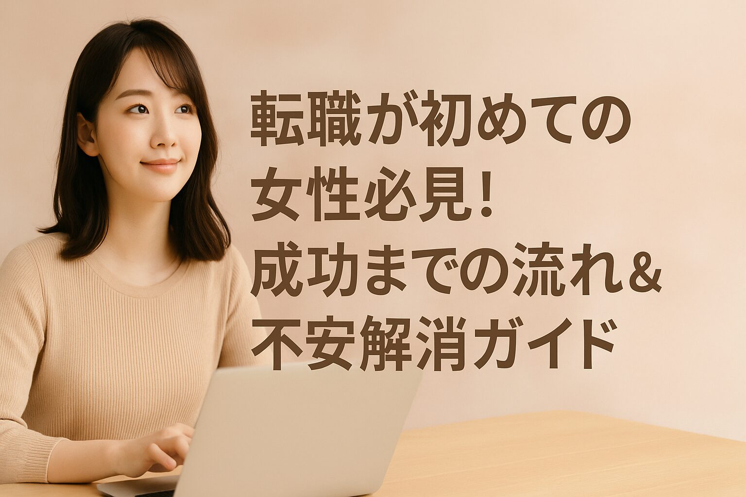 転職が初めての女性必見！成功までの流れ＆不安解消ガイド