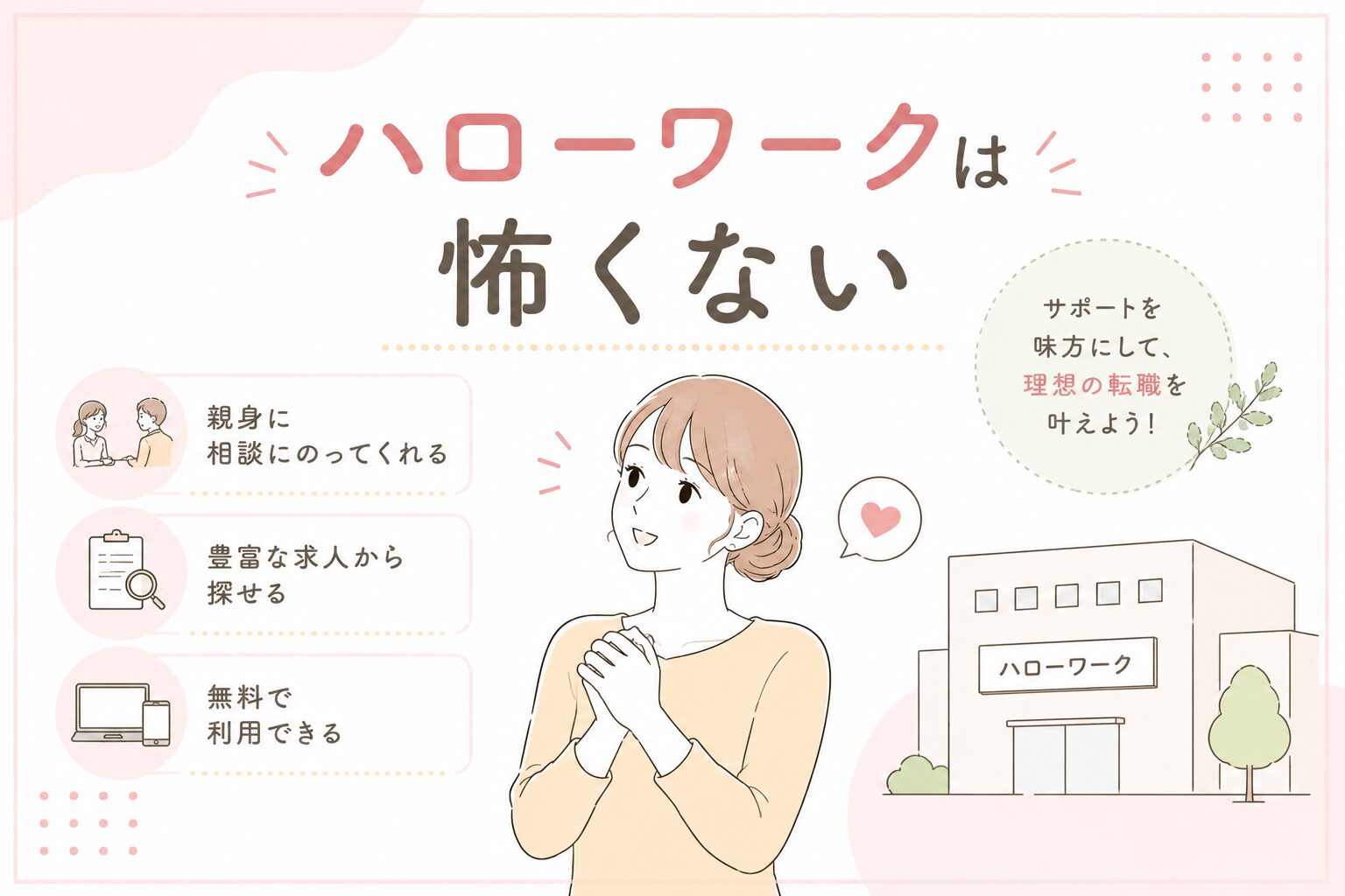 ハローワークは怖くない