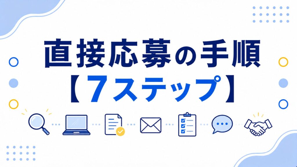 直接応募の手順 7ステップ