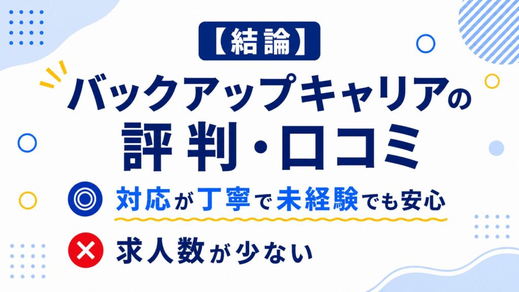 バックアップキャリアの評判・口コミ